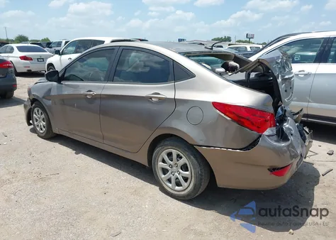 2013 Hyundai Accent Gls from USA, damaged, VIN KMHCT4AE8DU523721